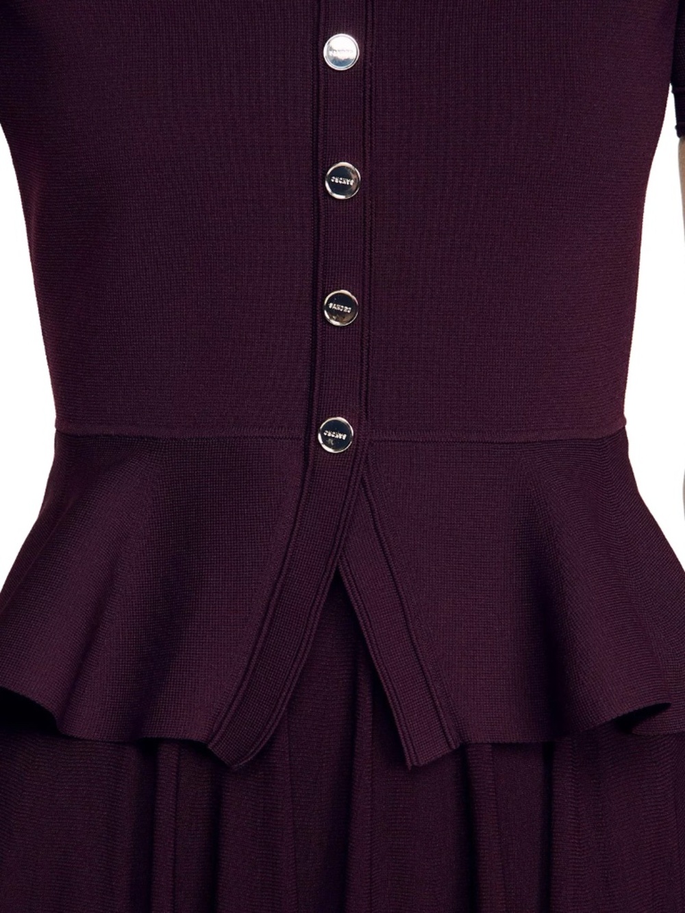 Judith Peplum Knit  Dress - Picture 3 of 8